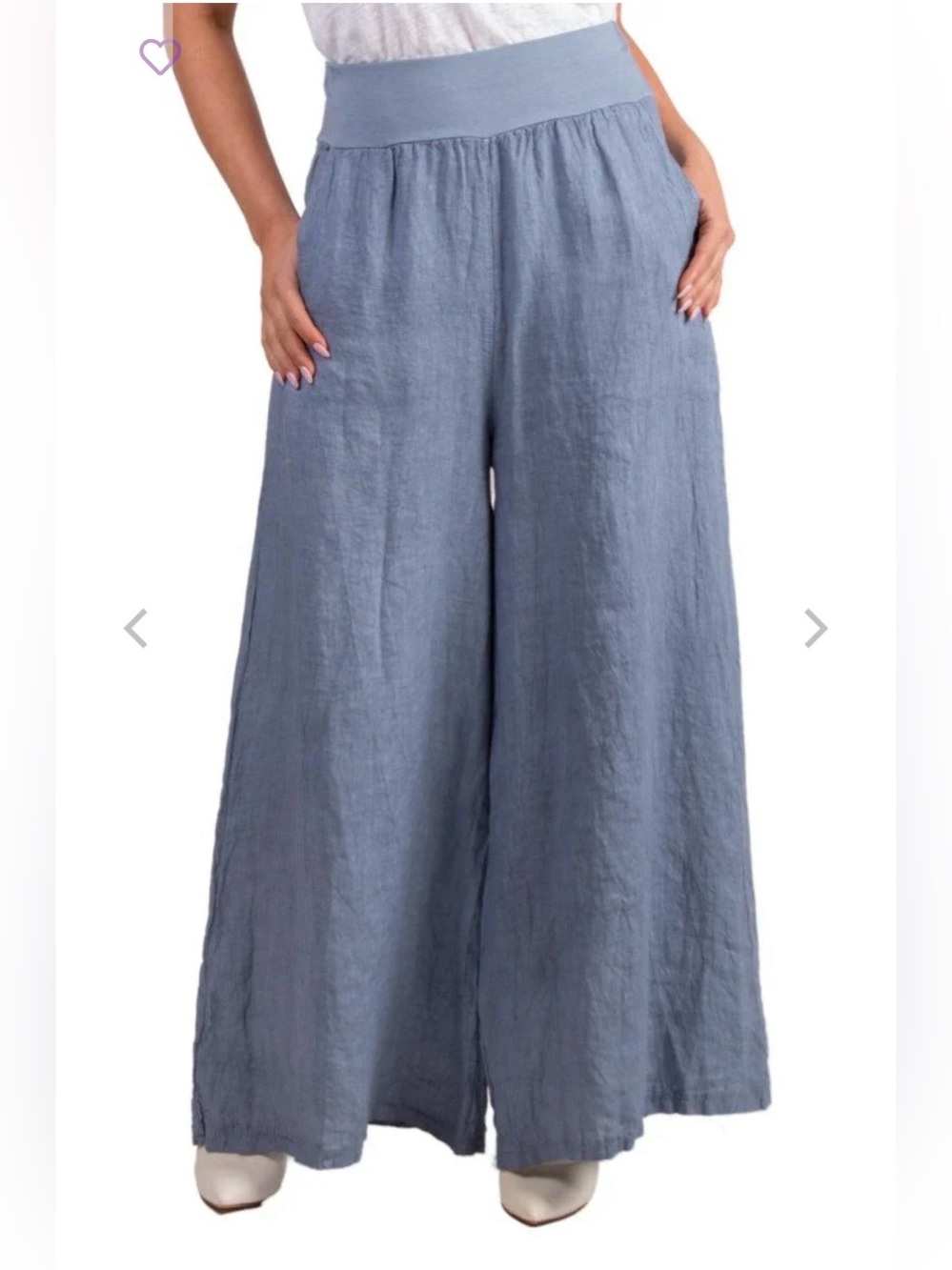Gigi Moda Linen Pants Made In Italy